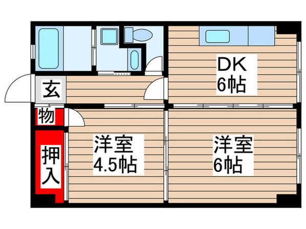 名豊第一ビルの物件間取画像